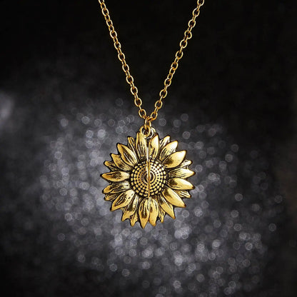 Sunflower Pendant Necklace