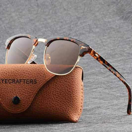 Polarized Semi-Rimless Unisex Sunglasses