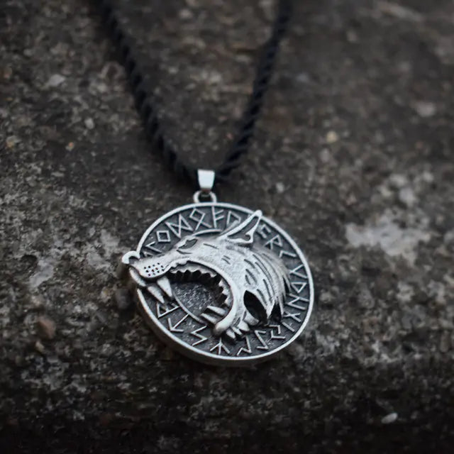 Wolf Head Necklace Pendant