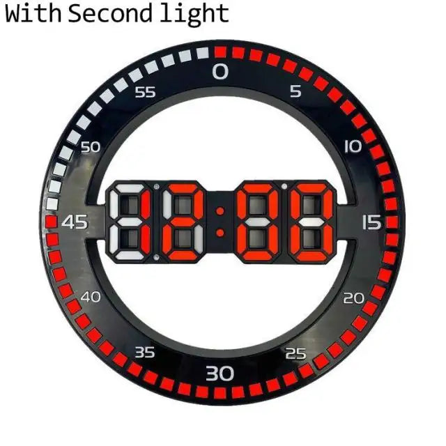 Digital Wall Clock