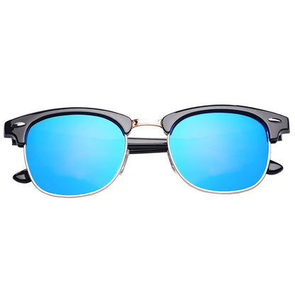 Polarized Semi-Rimless Unisex Sunglasses