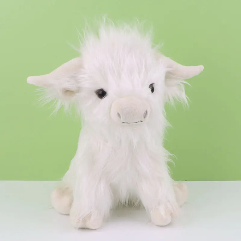 Simulation Highland Cow Plush Toy