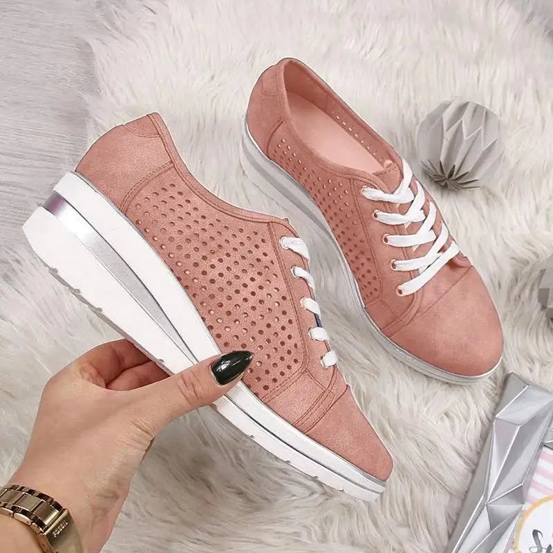 Breathable Platform Sneakers