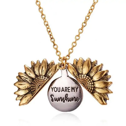 Sunflower Pendant Necklace