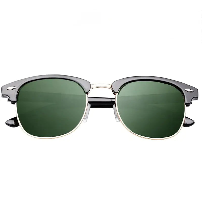 Polarized Semi-Rimless Unisex Sunglasses