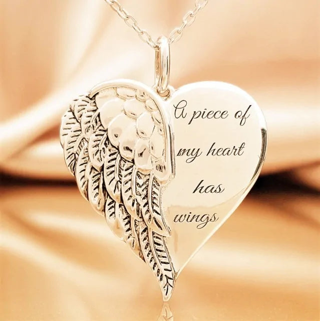 Angel's Wing Pendant Necklace