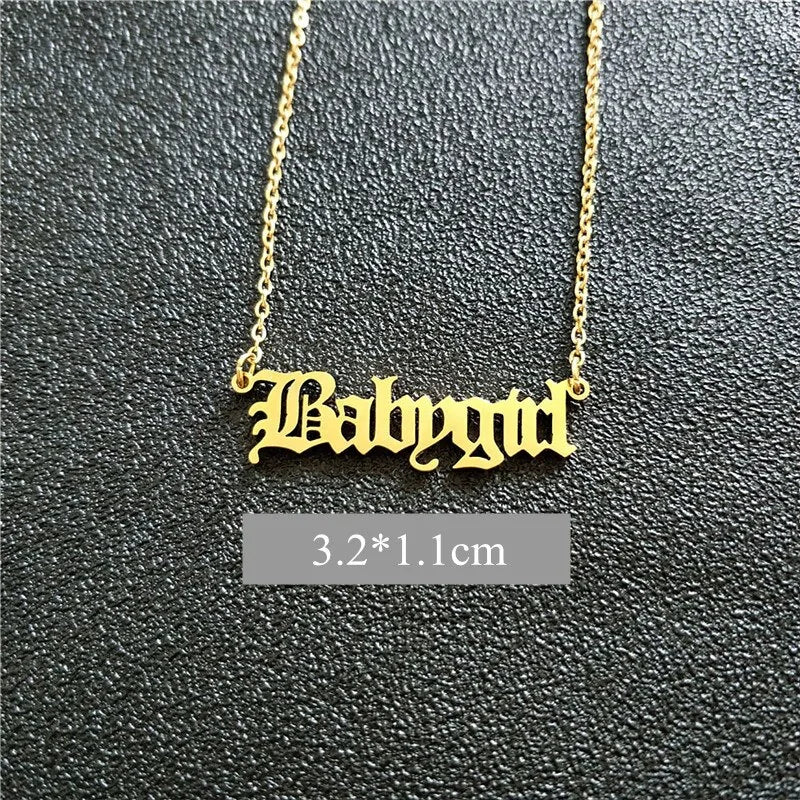 Babygirl Pendant Necklace