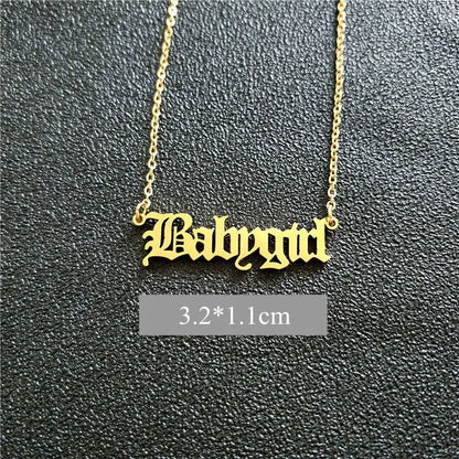 Babygirl Pendant Necklace