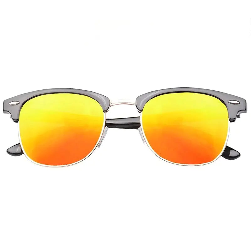 Polarized Semi-Rimless Unisex Sunglasses