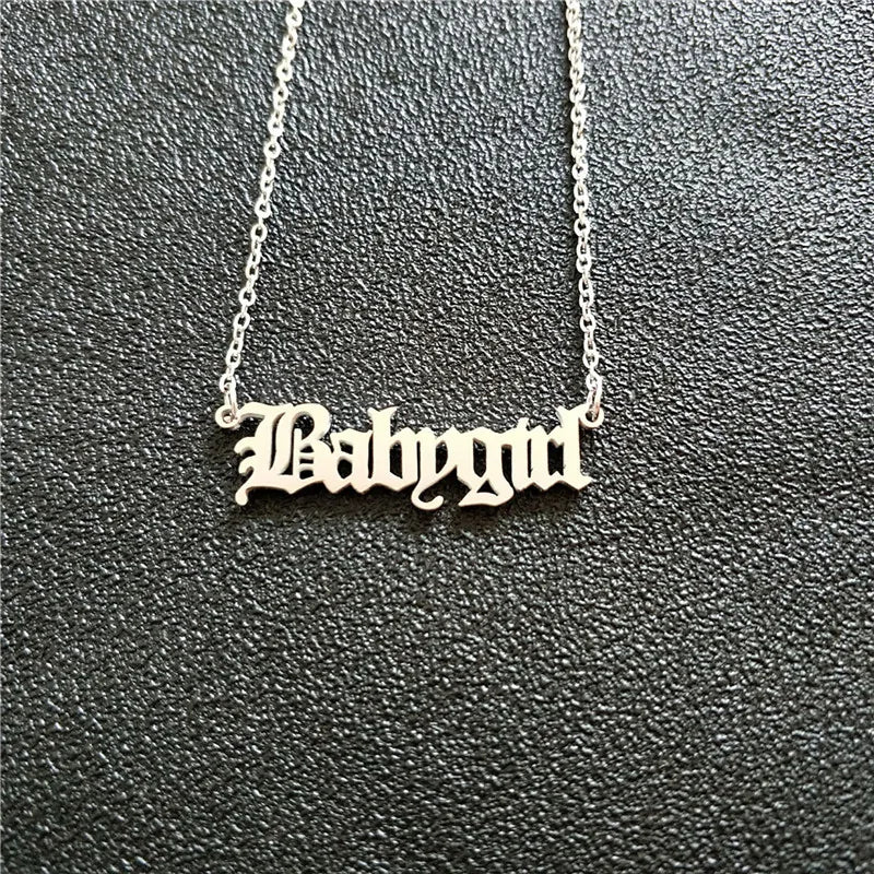 Babygirl Pendant Necklace