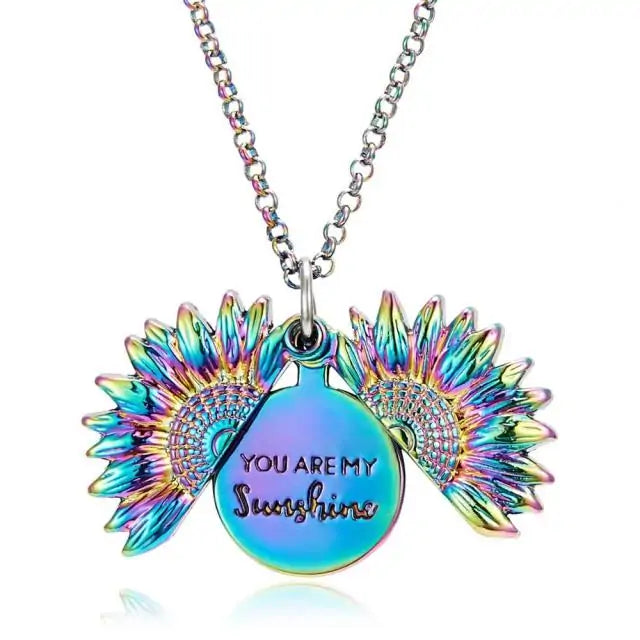 Sunflower Pendant Necklace