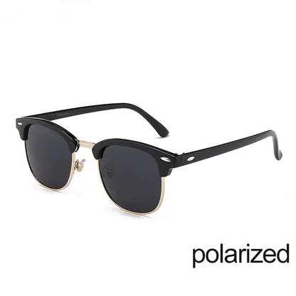 Polarized Semi-Rimmed Sunglasses