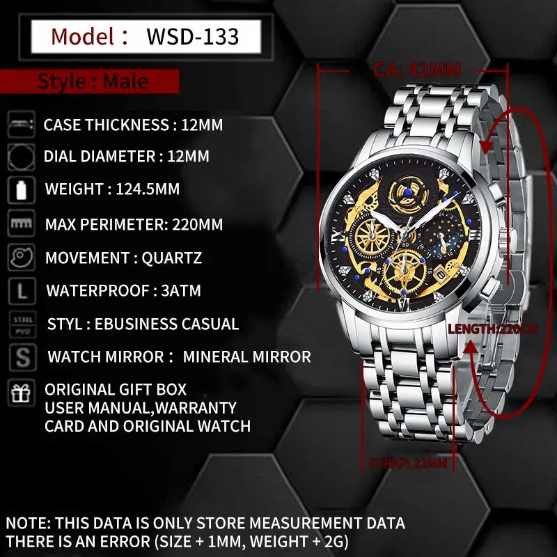 Men's Stainless Steel Watch