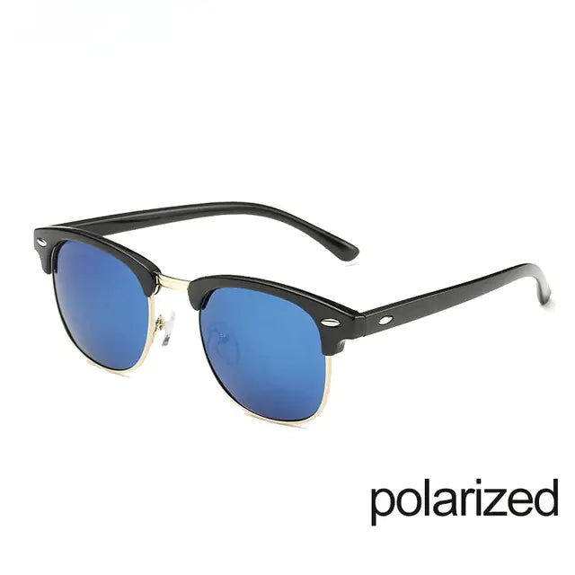 Polarized Semi-Rimmed Sunglasses